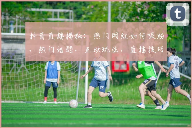 抖音直播揭秘：热门网红如何吸粉，热门话题，互动玩法，直播技巧，一网打尽